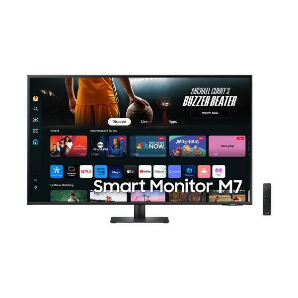Samsung S43DM702UU Monitor PC 109,2 cm [43] 3840 x 2160 Pixel 4K Ultra HD LCD Nero (Samsung LS43DM702UUXXU 43 INCH 4K Ultra HD HDR10 Smart Monitor W ith Speakers)Samsung8806095545295LS43DM702UUXXU