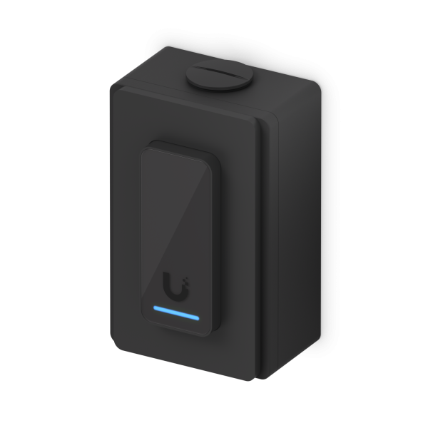 Junction box for UniFi Access - Readers and Intercom Viewers - that support flat surface mounting and attachment to 3/4 conduit. Black - Warranty: 24MUbiquiti0810084694497UACC-READER-JB-B