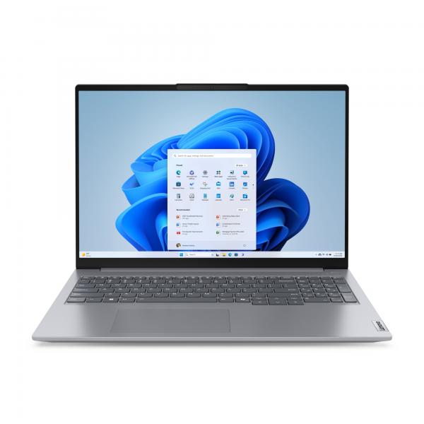 Lenovo ThinkBook 16 G7 ARP AMD Ryzen 5 7535HS Computer portatile 40,6 cm [16] WUXGA 8 GB DDR5-SDRAM 256 GB SSD Wi-Fi 6E [802.11ax] Windows 11 Pro Tedesco Grigio (ThinkBook 16 G7 ARP 21MW - 180-Scharnierdesign - AMD Ryzen 5 7535HS 3.... - Notebook - A...