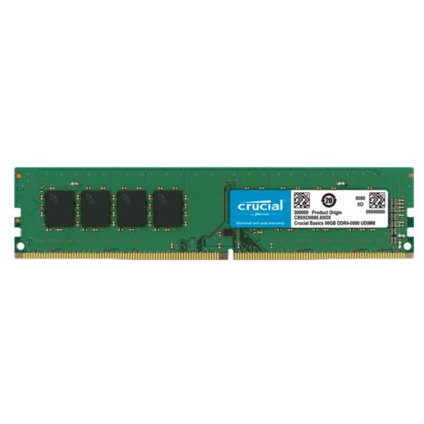 Crucial CB16GU3200 memoria 8 GB 1 x 8 GB DDR4 3200 MT/s 288-pin DIMM (CRUCIAL 16 GB DDR4-RAM P3200 Crucial BASIC [CB16GU3200])Crucial0649528940797CB16GU3200