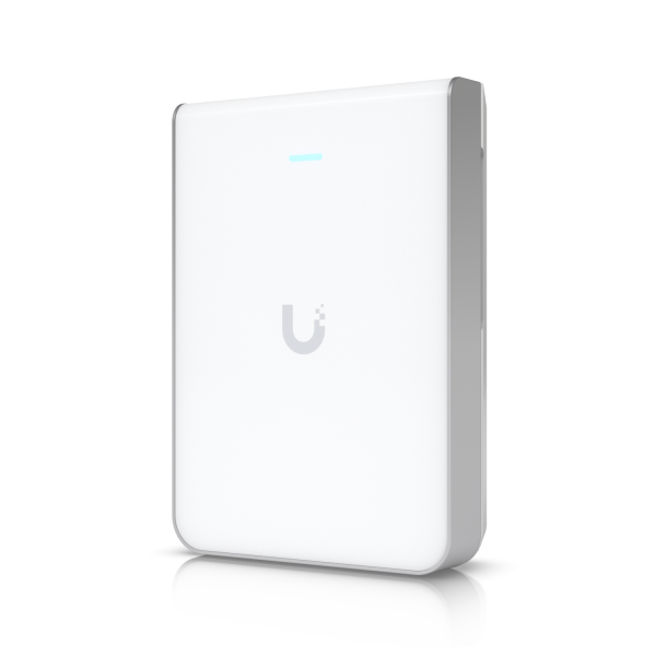 Ubiquiti U7 Pro Wall 5700 Mbit/s Bianco Supporto Power over Ethernet [PoE] (Ubiquiti Wall-mounted WiFi 7 AP with 6 spatial streams and 6 GHz support tailored for home builders with seamless installation options.)UbiquitiU7-PRO-WALL