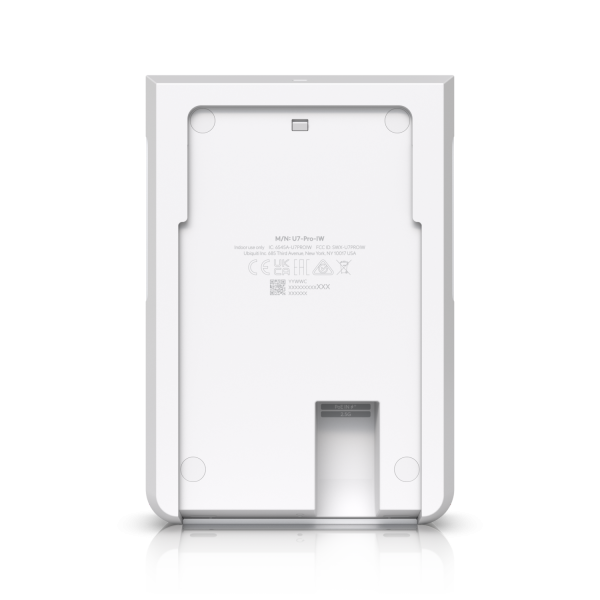 Ubiquiti U7 Pro Wall 5700 Mbit/s Bianco Supporto Power over Ethernet [PoE] (Ubiquiti Wall-mounted WiFi 7 AP with 6 spatial streams and 6 GHz support tailored for home builders with seamless installation options.)UbiquitiU7-PRO-WALL
