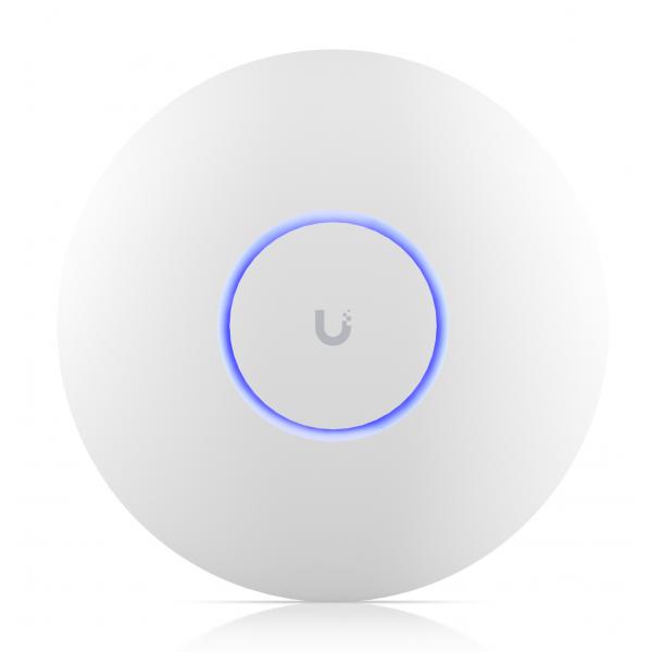 Ubiquiti U7 Pro Max 5700 Mbit/s Bianco Supporto Power over Ethernet [PoE] (Ubiquiti Ceiling-mounted WiFi 7 AP with 8 spatial streams 6 GHz support and a dedicated spectral scanning engine for interference-free WiFi in demanding large-scale environmen...