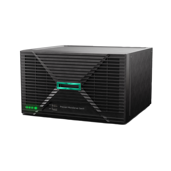 HPE ProLiant MicroServer Gen11 E-2434 4-core 1P 16GB-U VROC 4LFF-NHP 1TB 180W External PS Server (HPE MICROSVR G11 E-2434 16G NHP 1TB)HpeP68821-421