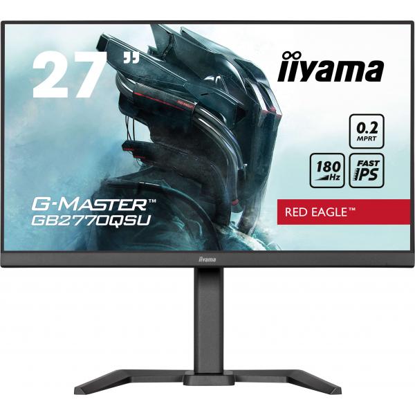 Iiyama G-MASTER GB2770QSU-B6 Monitor PC 68,6 cm [27] 2560 x 1440 Pixel Wide Quad HD LCD Nero (GB2770QSU-B6 27IN QHD)Iiyama4948570123988GB2770QSU-B6