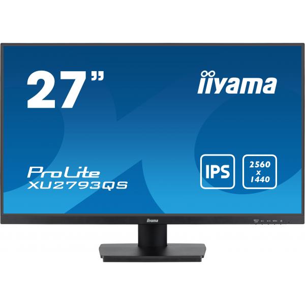 Iiyama ProLite XU2793QS-B6 Monitor PC 68,6 cm [27] 2560 x 1440 Pixel 2K Ultra HD LED Nero (XU2793QS-B6 27 IN QHD)Iiyama4948570124114XU2793QS-B6