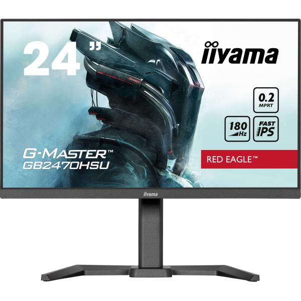 Iiyama G-MASTER GB2470HSU-B6 Monitor PC 60,5 cm [23.8] 1920 x 1080 Pixel Full HD LCD Nero (iiyama G-Master GB2470HSU-B6 24' Fast IPS 180Hz Gaming Monitor)Iiyama4948570123926GB2470HSU-B6