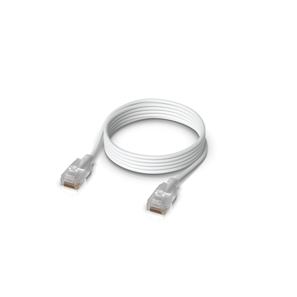 Ubiquiti UACC-Cable-Patch-EL-1M-W cavo di rete Translucent, Bianco Cat6 Rotondo (Ubiquiti Patch-Kabel 1m CAT6 UACC-CABLE-PATCH-EL-1M-W 1m UniFi Etherlighting Patch Cable [max. 2.5 GbE])Ubiquiti0810084695661UACC-CABLE-PATCH-EL-1M-W