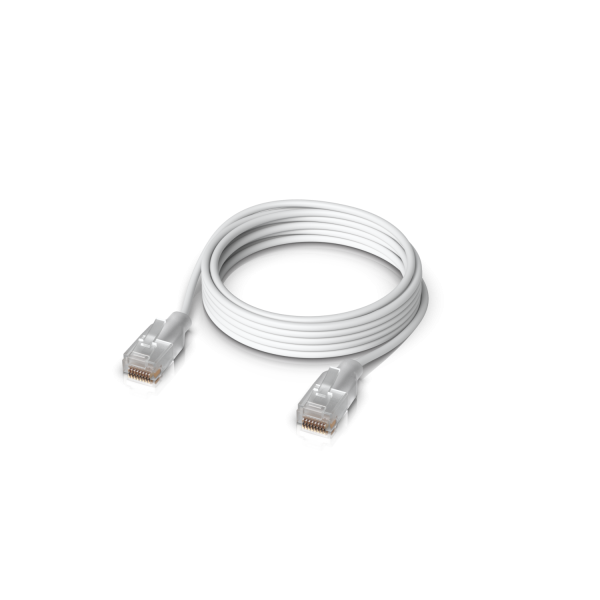 Ubiquiti UACC-Cable-Patch-EL-2M-W cavo di rete Translucent, Bianco Cat6 (Ubiquiti Patch-Kabel 2m CAT6 UACC-CABLE-PATCH-EL-2M-W 2m UniFi Etherlighting Patch Cable [max. 2.5 GbE])UbiquitiUACC-CABLE-PATCH-EL-2M-W