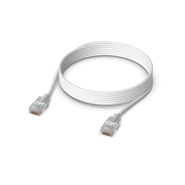 Ubiquiti UACC-Cable-Patch-EL-3M-W cavo di rete Translucent, Bianco Cat6 (Ubiquiti Patch-Kabel 3m CAT6 UACC-CABLE-PATCH-EL-3M-W 3m UniFi Etherlighting Patch Cable [max. 2.5 GbE])Ubiquiti0810084695722UACC-CABLE-PATCH-EL-3M-W