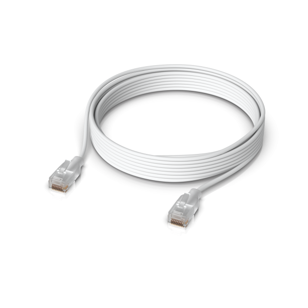 Ubiquiti UACC-Cable-Patch-EL-5M-W cavo di rete Translucent, Bianco Cat6 Rotondo (Ubiquiti Patch-Kabel 5m CAT6 UACC-CABLE-PATCH-EL-5M-W 5m UniFi Etherlighting Patch Cable [max. 2.5 GbE])Ubiquiti0810084695753UACC-CABLE-PATCH-EL-5M-W