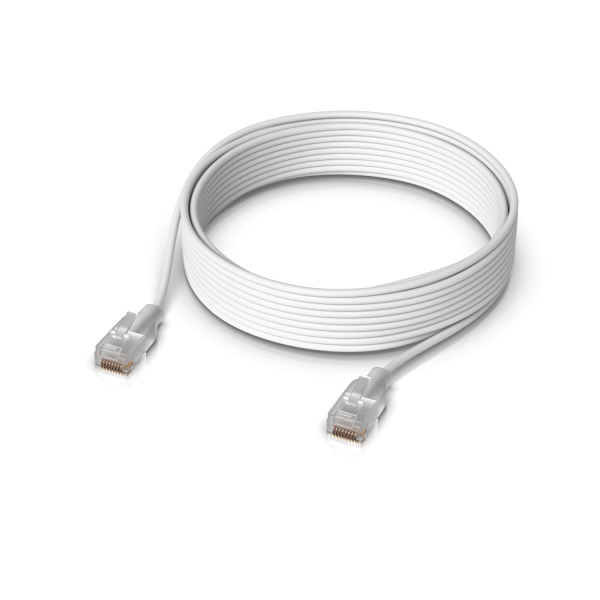 Ubiquiti UACC-Cable-Patch-EL-8M-W cavo di rete Translucent, Bianco Cat6 (Ubiquiti Patch-Kabel 8m CAT6 UACC-CABLE-PATCH-EL-8M-W 8m UniFi Etherlighting Patch Cable [max. 2.5 GbE])Ubiquiti0810084695784UACC-CABLE-PATCH-EL-8M-W