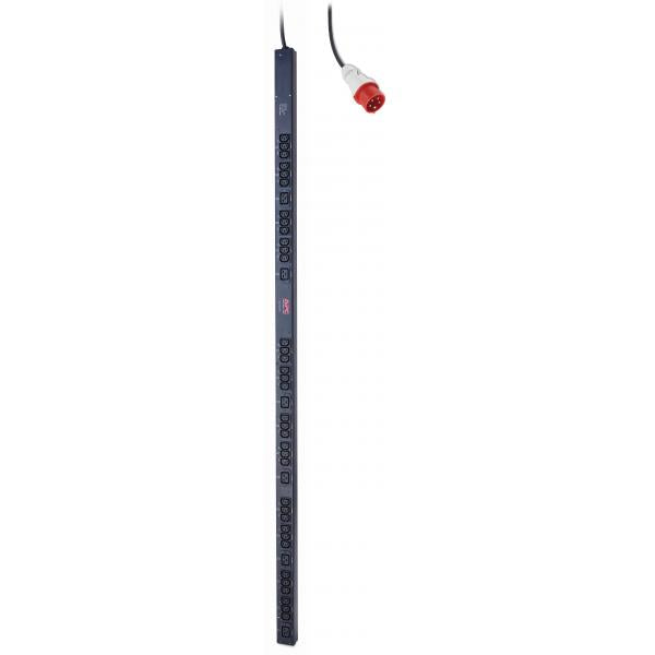 APC Rack PDU, Basic, Zero U, 11 kW, 230V, [36] C13 & [6] C19 unità di distribuzione dell'energia [PDU] 42 presa[e] AC 0U Nero (APC Basic Rack PDU Zero U - Unit? distribuzione alimentazione [montabile in rack] - 230/400 V c.a. V - trifase - ingresso: ...
