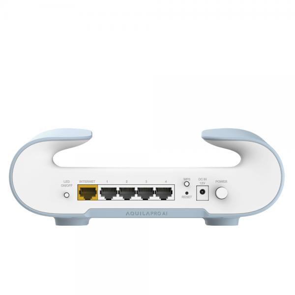 D-Link M60-2 sistema Wi-Fi Mesh Dual-band [2.4 GHz/5 GHz] Wi-Fi 6 [802.11ax] Bianco 4 Interno (Aquila Pro AI AX6000 Wi-Fi 6 - Smart Mesh Router - 2 Pack - Warranty: 24M)D-link0790069474675M60-2