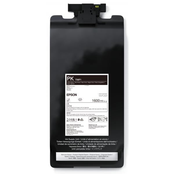 Epson P-Series 64 Photo Black IIPS Ink 1600ml (T56F1 PHOTO BLACK INK CART - 1600ML)Epson8715946726427C13T56F100