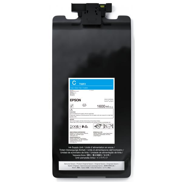 Epson P-Series 64 Cyan IIPS Ink 1600ml (T56F2 CYAN INK CART - 1600ML)Epson8715946726434C13T56F200