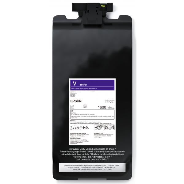 Epson P-Series 64 Violet IIPS Ink 1600ml (T56FD VIOLET INK CART - 1600ML)Epson8715946726533C13T56FD00