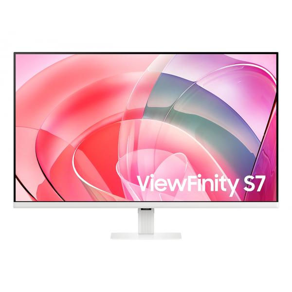 Samsung LS32D701EAU Monitor PC 81,3 cm [32] 3840 x 2160 Pixel 4K Ultra HD LED Bianco (Samsung ViewFinity S7 S32D701EAU - S70D Series - LED monitor - 32 - 3840 x 2160 UHD @ 60 Hz - VA - 350 cd/m? - 3000:1 - HDR10 - 5 ms - HDMI, DisplayPort - warm whit...