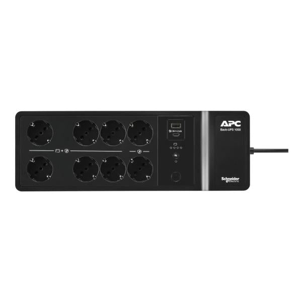 APC BE1050G2-IT gruppo di continuità [UPS] Standby [Offline] 1,05 kVA 600 W 8 presa[e] AC (BACK-UPS 1050VA 8 ITALIAN - OUTLETS 230V USB TYPE-C AND A CH)Apc0731304738299BE1050G2-IT