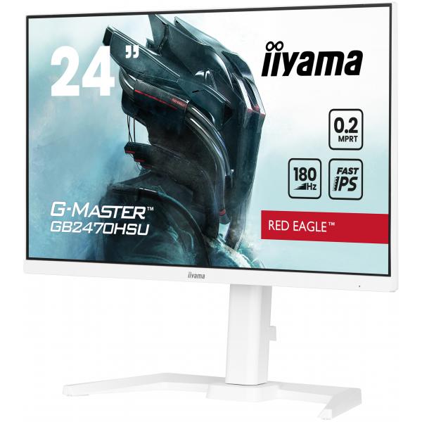 Iiyama G-MASTER GB2470HSU-W6 Monitor PC 60,5 cm [23.8] 1920 x 1080 Pixel Full HD LED Bianco (iiyama G-MASTER GB2470HSU-W6 computer monitor)IiyamaGB2470HSU-W6