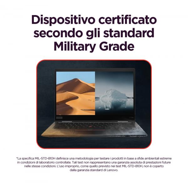 Lenovo ThinkPad T14s Gen 6 [Snapdragon] Copilot+ PC X1E-78-100 Computer portatile 35,6 cm [14] WUXGA 32 GB LPDDR5x-SDRAM 1 TB SSD Wi-Fi 7 [802.11be] Windows 11 Pro Italiano Nero (Lenovo ThinkPad T14s Gen 6 21N1 - Design della cerniera a 180 gradi - S...
