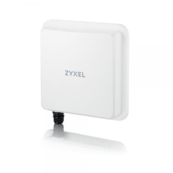 Zyxel Nebula FWA710 router wireless Multi-Gigabit Ethernet Dual-band [2.4 GHz/5 GHz] 5G Bianco (Zyxel Nebula FWA710 - Wireless router - WWAN 1GbE, 2.5GbE, 5G, LTE 2.4 GHz - 4G, 5G - wall-mountable, pole-mountable)ZyxelFWA-710-EU0102F