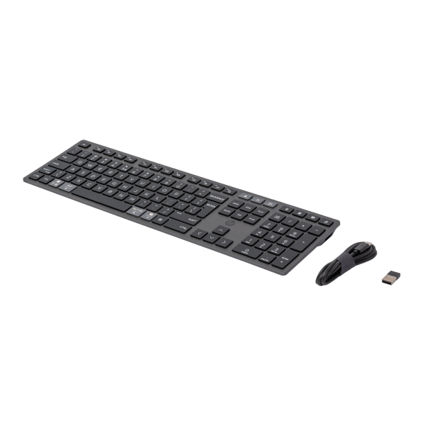 HP Tastiera wireless ricaricabile multidispositivo 720 (720 Multi-Device Rechargeable - Wireless Keyboard - Warranty: 12M)Hp9T5B1AA#ABB