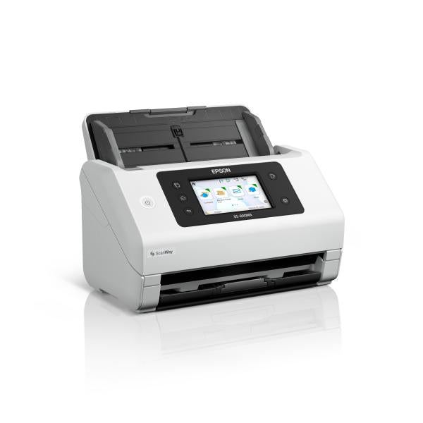 Epson WorkForce DS-800WN Scanner a foglio 600 x 600 DPI A4 Bianco (Epson WorkForce DS-800WN - Document scanner - Duplex - A4/Legal - 600 dpi x 600 dpi - up to 50 ppm [mono] / up to 50 ppm [colour] - ADF [100 sheets] - up to 8000 scans per day - USB, ...