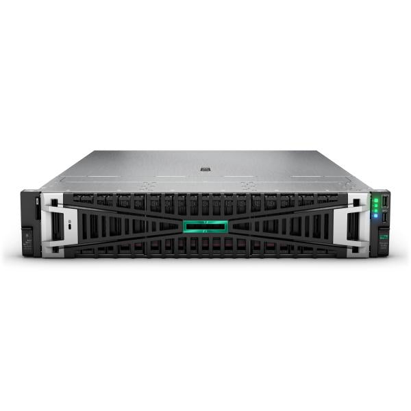 HPE ProLiant DL385 Gen11 9124 3.0GHz 16c 64GB-R 8SFF MR408i-o 2x480GB SATA SSD 2x1000W PS EU Server (HPE PROLIANT DL385 GEN11 9124 3.0GHZ 16C,2X32GB 10GB 2-PORT BASE-T MR408I-O 8x S)HpeP77245-425