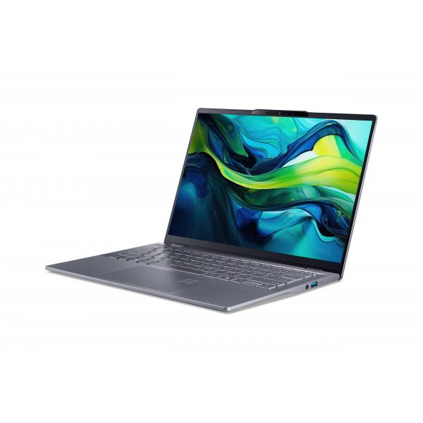 Acer Swift 14 AI SF14-51-75ZH Intel Core Ultra 7 256V Computer portatile 35,6 cm [14] 2.8K 16 GB LPDDR5x-SDRAM 1 TB SSD Wi-Fi 7 [802.11be] Windows 11 Home Blu (Acer) - Versione UKAcer4711474193797NX.J2KEK.004