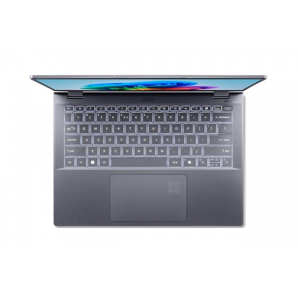 Acer Swift 14 AI SF14-51-75ZH Intel Core Ultra 7 256V Computer portatile 35,6 cm [14] 2.8K 16 GB LPDDR5x-SDRAM 1 TB SSD Wi-Fi 7 [802.11be] Windows 11 Home Blu (Acer) - Versione UKAcer4711474193797NX.J2KEK.004