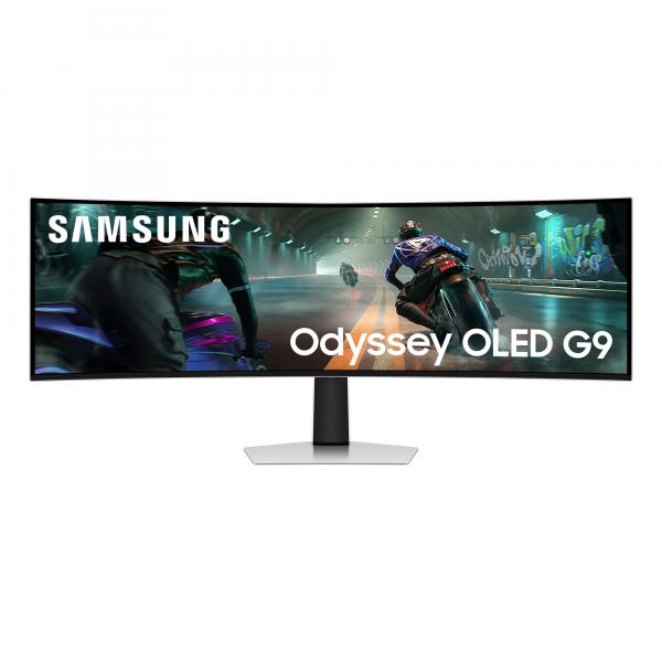 Samsung Monitor Gaming Odyssey OLED G9 - G91SD da 49 (S49Dg910Su Computer Monitor - 124.5 Cm [49] 5120 X 1440 - Pixels Dual Qhd Oled Silver - Warranty: 12M)SamsungLS49DG910SUXEN