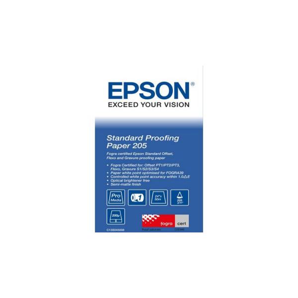 Epson Standard Proofing Paper, in rotoli da 60, 96cm [24''] x 50m. (STD FOGRAC PROOFINGPAP-24IN 50M 205)EpsonC13S045008
