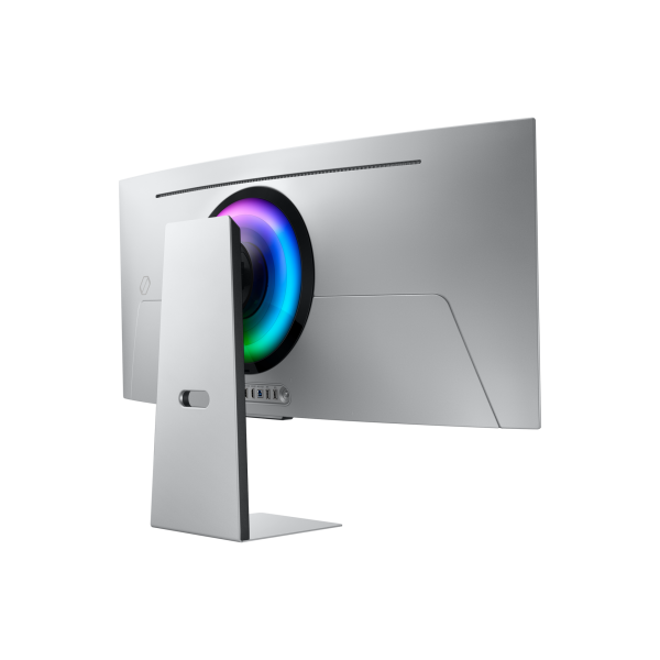 Samsung S34DG850SU Monitor PC 86,4 cm [34] 3440 x 1440 Pixel UltraWide Quad HD OLED Argento (Samsung Odyssey OLED G8 S34DG850SU - G85SD Series - OLED monitor - Smart - gaming - curved - 34 - 3440 x 1440 UWQHD @ 175 Hz - 250 cd/m - 1000000:1 - HDR10, ...