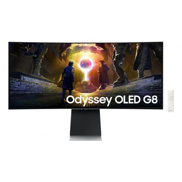 Samsung S34DG850SU Monitor PC 86,4 cm [34] 3440 x 1440 Pixel UltraWide Quad HD OLED Argento (SAMSUNG 34IN ODYSSEY OLED G85SD)Samsung8806095688008LS34DG850SUXXU