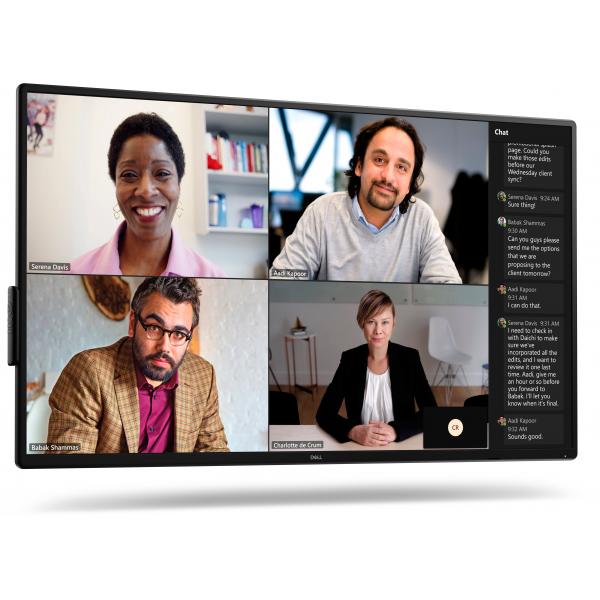 DELL P5525QC Pannello piatto per segnaletica digitale 138,8 cm [54.6] LCD 400 cd/m 4K Ultra HD Nero (55IN 4K CONFERENCE ROOM MONITOR - - P5525QC)DellDELL-P5525QC