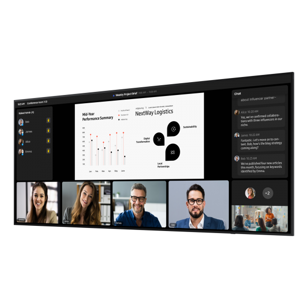 Samsung QPDX-5K Pannello piatto per segnaletica digitale 2,67 m [105] LCD Wi-Fi 500 cd/m 5K Ultra HD Nero Tizen 7.0 24/7 (QP SERIES QP105DX 105IN)SamsungLH105QPD5BGXEN