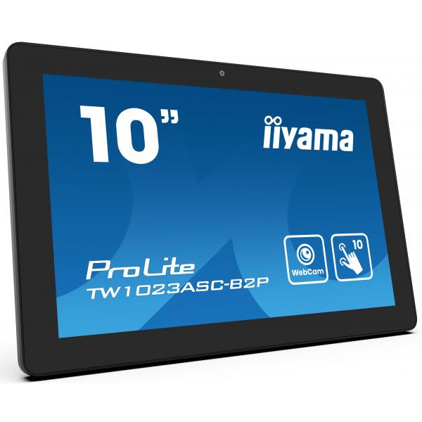 Iiyama TW1023ASC-B2P pannello di controllo tattile 25,6 cm [10.1] 1280 x 800 Pixel (10,1'' Panel-PC, A13, 4/32GB, - PCAP10,1280x800, IPS, - Speakers, POE, WIFI, BT,SD, HDMI-Out, 385nit,Cable Cover - Warranty: 36M)Iiyama4948570124541TW1023ASC-B2P