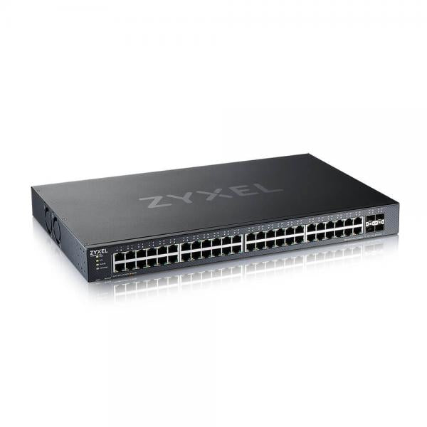 Zyxel XGS1935-52 Gestito L2+/L3 Gigabit Ethernet [10/100/1000] (Zyxel XGS1935 Series XGS1935-52 - Switch - gestito - L3 Lite - intelligente - 48 x 10/100/1000 + 4 x 10 Gigabit SFP+ [uplink] - montabile su rack - per Zyxel DAC10G-1M v2, DAC10G-3M v2, ...