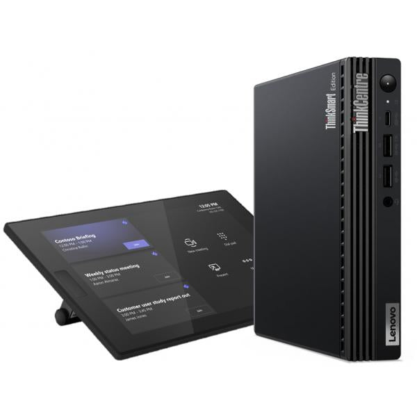 Lenovo ThinkSmart Tiny Kit Intel Core i3 i3-13100T 16 GB DDR4-SDRAM 256 GB SSD Windows 11 IoT Enterprise Mini PC Nero (THINKSMART TINY KIT W11IOT - - MICROSOFT TEAMS - 1Y PREMIER SUP) - Versione UKLenovo12XH0008UK