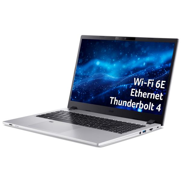 Acer TravelMate P2 P215-55-TCO-558H Intel Core 5 120U Computer portatile 39,6 cm [15.6] Full HD 8 GB DDR5-SDRAM 256 GB SSD Wi-Fi 6E [802.11ax] Windows 11 Pro Argento (Acer TravelMate P2 15 TMP215-55-TCO - Intel Core 5 - 120U / up to 5 GHz - Win 11 Pr...