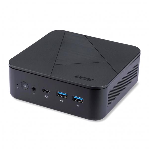 Acer Veriton N N1502G-12N0U Intel N N100 0 GB DDR4-SDRAM SSD Mini PC Nero (ACER NUC VN1502G INTEL N100 - MAX. 16GB // HDMI DP USB-C RJ45) - Versione TedescaAcer4711474167019DT.R38EH.001