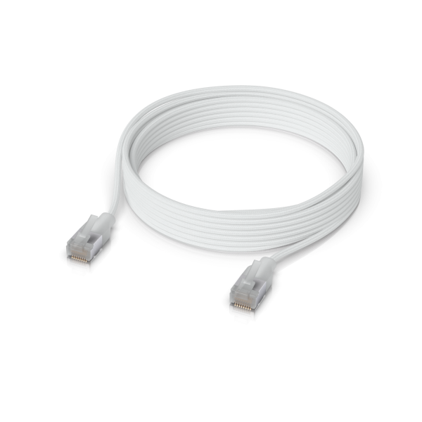 Ubiquiti UACC-Cable-Patch-EL-C6A-5M-W cavo di rete Translucent, Bianco Cat6a (Ubiquiti Patch-Kabel 5m CAT6A UACC-CABLE-PATCH-EL-C6A-5M-W 5m UniFi Etherlighting Patch Cable [max. 10 GbE])Ubiquiti0810084697306UACC-CABLE-PATCH-EL-C6A-5M-W
