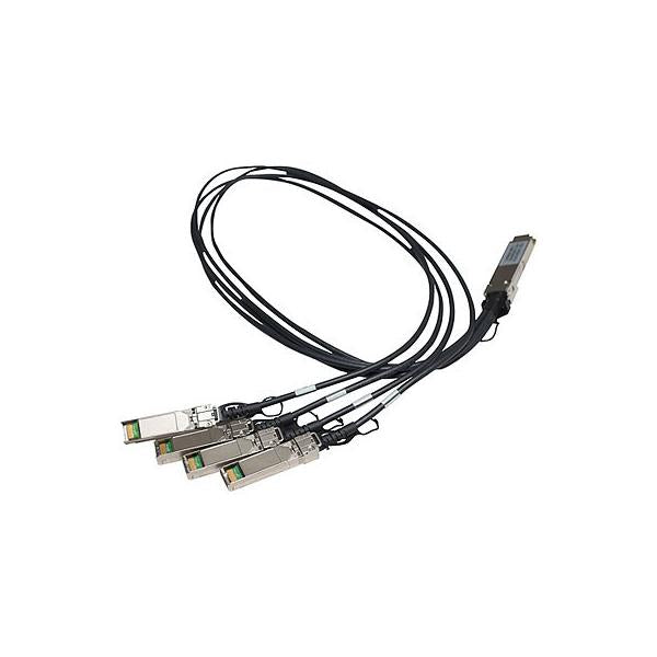 HPE X242 QSFP 4x10G SFP+ 1m DAC cavo InfiniBand e in fibra ottica SFP+ Nero (HP X242 QSFP 4X10G SFP+ 1M DAC CABLE)HpeJG329A