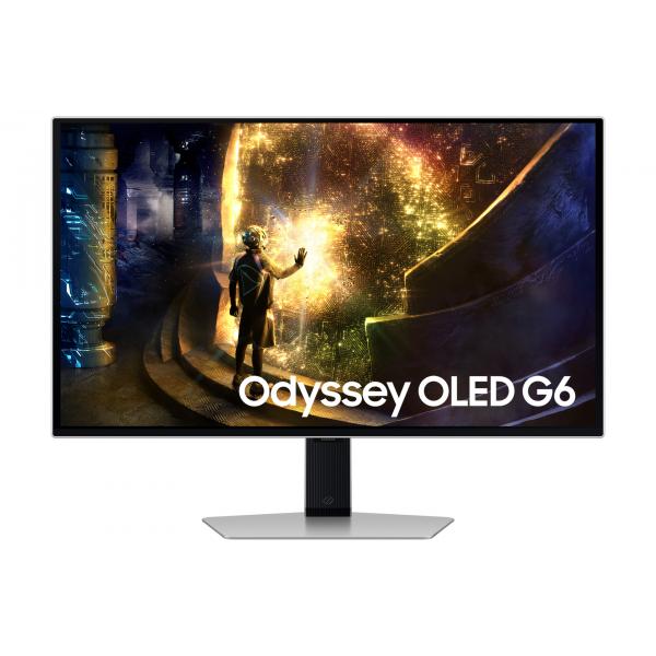Samsung S27DG612SU Monitor PC 68,6 cm [27] 2560 x 1440 Pixel Quad HD OLED Argento (Samsung Odyssey Gaming OLED G6 LS27DG612SUXXU 27 INCH QHD Gaming Monitor)Samsung8806095810805LS27DG612SUXXU