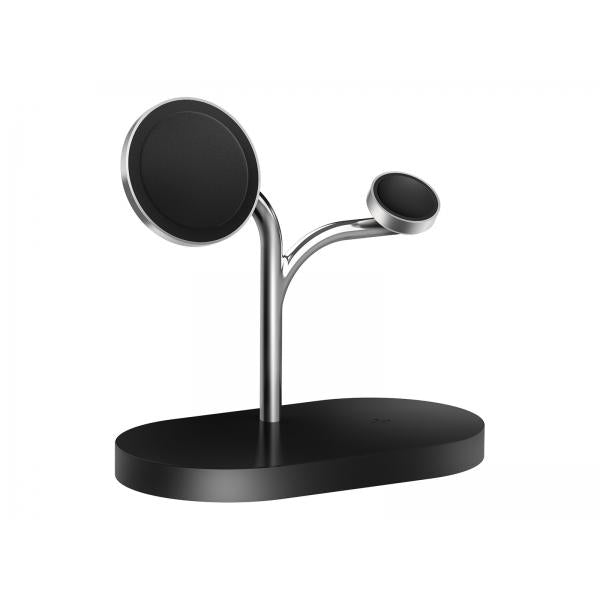 Samsung GP-PWU024WIABW Caricabatterie per dispositivi mobili Auricolare, Smartphone, Orologio intelligente Nero, Argento USB Carica wireless Interno (S25 S25+ S25 Ultra Wireless)Samsung8800289130014GP-PWU024WIABW