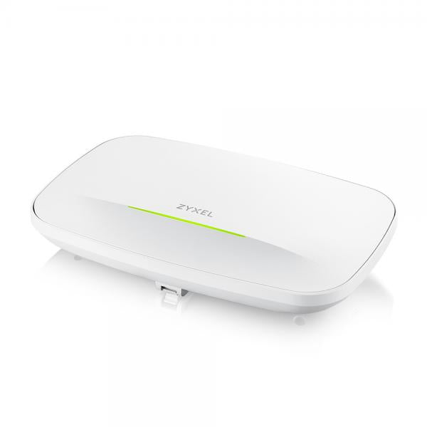 Zyxel WBE630S 11530 Mbit/s Bianco Supporto Power over Ethernet [PoE] (Zyxel WBE630S BE12.3K [2.4GHz: 2x2:2, 5 or 6GHz: 4x4:4], Wi-Fi 6 & Wi-Fi 7, MU-MIMO, Smart Antenna, Dual Radio 2.4 and 5 or 6GHz, incl 1 year Nebula PRO, 2 x 2.5G LAN Ports, PoE+ [...