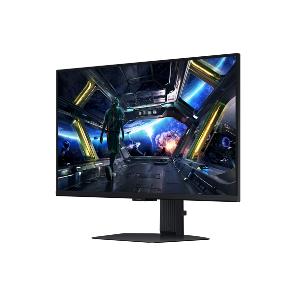 Samsung S27DG702EU Monitor PC 68,6 cm [27] 3840 x 2160 Pixel 4K Ultra HD LED Nero (Samsung Odyssey G7 S27DG702EU - G70D Series - LED monitor - Smart - gaming - 27 - 3840 x 2160 4K UHD [2160p] @ 144 Hz - Fast IPS - 350 cd/m - 1000:1 - DisplayHDR 400 -...
