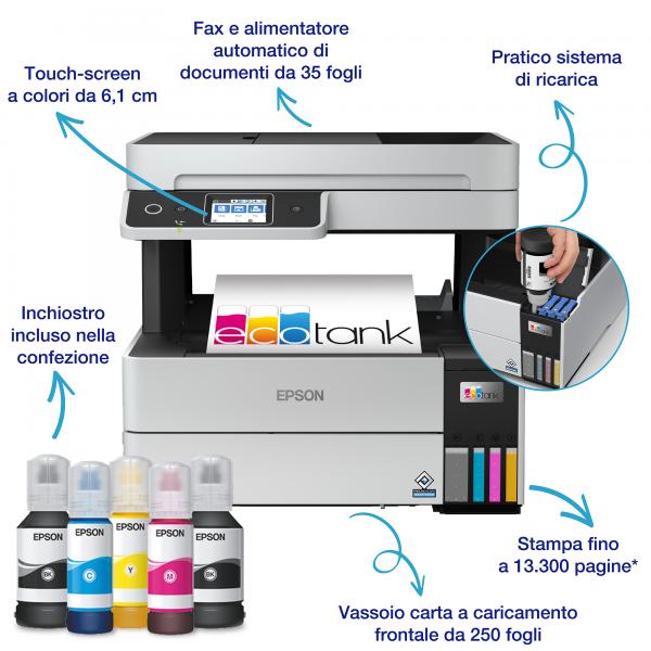Epson EcoTank Pro ET-5185 (EPSON ECOTANK ET-5185 BAM DIN A4, 4in1)Epson8715946725857C11CJ88407
