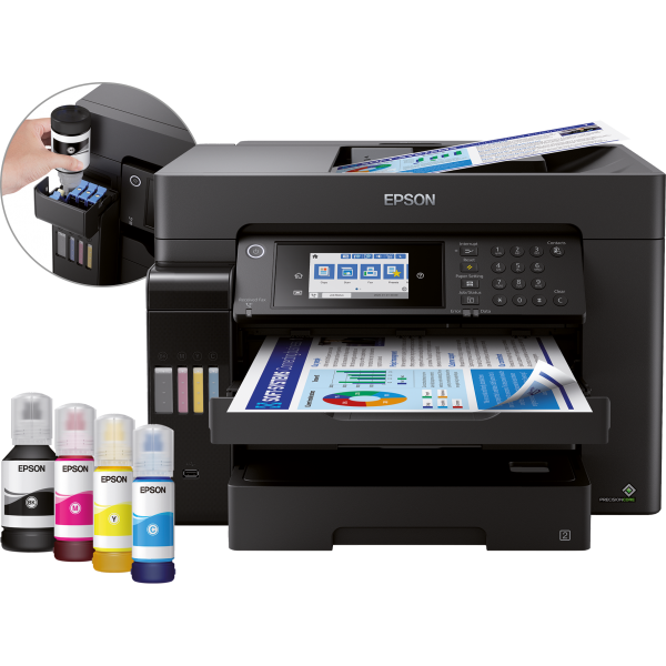 Epson EcoTank ET-16655 Ad inchiostro A3 4800 x 1200 DPI 32 ppm Wi-Fi (Ecotank Et-16655 Inkjet A3 - 4800 X 1200 Dpi 32 Ppm Wi-Fi - Warranty: 12M)Epson8715946734545C11CH71411